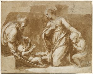 The Holy Family by Raffaello Sanzio Raphael